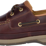 Men's Gold Cup Boat Leather Wide Amaretto