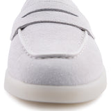 Women's Marnie Penny Loafer Suede White