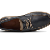 Men's Billfish 3-Eye Wide Leather Navy