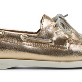 Women's Authentic Original 2-Eye Leather Crinkle Gold