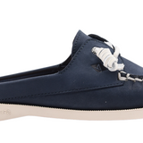 Women's Authentic Original Mule Leather Nubuck Navy