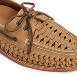 Men's Gold Cup Authentic Original Woven Wide Leather Tan