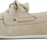 Women's Slim Boat Nubuck Pumice