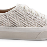 Women's Candy Lace to Toe Textile Ecru