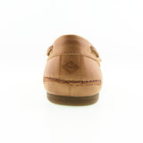 Women's Slim Boat Leather Light Peanut