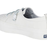Women's Crest Vibe Platform Leather White