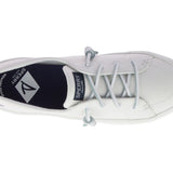 Women's Crest Vibe Platform Leather White