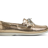 Women's Authentic Original 2-Eye Leather Crinkle Gold