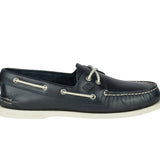 Men's Authentic Original 2-Eye Wide Leather Navy