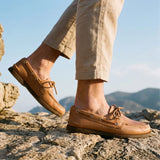 Men's Authentic Original 2-Eye Wide Leather Sahara