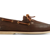 Men's Gold Authentic Original 2 Eye Leather Wide Grainy Brown