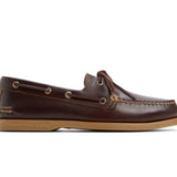 Men's Gold Authentic Original 2-Eye Leather Orleans Wide Brown