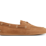 Women's Slim Boat Leather Light Peanut
