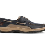 Men's Billfish 3-Eye Wide Leather Navy