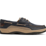 Men's Billfish 3-Eye Wide Leather Navy