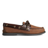 Men's Authentic Original 2-Eye Wide Leather Brown/Buc Brown