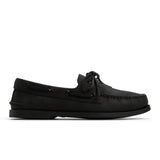 Men's Authentic Original 2-Eye Wide Leather Black