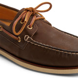 Men's Gold Authentic Original 2-Eye Wide Leather Brown