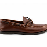 Men's Authentic Original 1-Eye Leather Red Brown