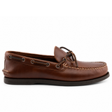 Men's Authentic Original 1-Eye Leather Red Brown