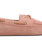 Women's Slim Boat Leather Mocha