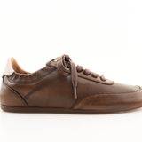Women's Slim Jogger Leather Distress Brown