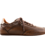 Women's Slim Jogger Leather Distress Brown