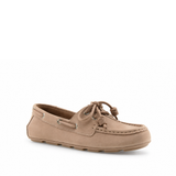 Women's Boat Driver Leather Nubuck Warm Taupe