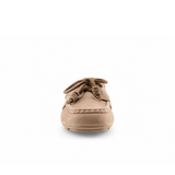 Women's Boat Driver Leather Nubuck Warm Taupe