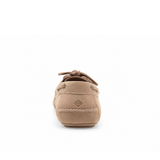 Women's Boat Driver Leather Nubuck Warm Taupe