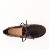 Women's Slim Boat Kiltie Leather Amaretto