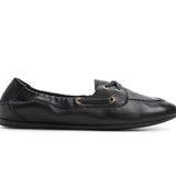 Women's Slim Sail Leather Black