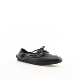 Women's Slim Sail Leather Black