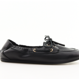 Women's Slim Sail Leather Black