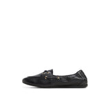 Women's Slim Sail Leather Black