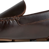 Men's Davenport Venetian Driver Leather Wide - Amaretto