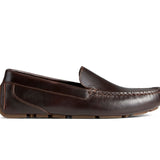 Men's Davenport Venetian Driver Leather Wide - Amaretto