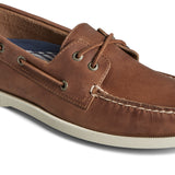 Men's A/O 2-Eye Cross Lace Leather Wide - Tan