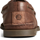 Men's A/O 2-Eye Cross Lace Leather Wide - Brown
