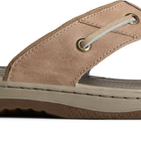 Men's Baitfish Thong Leather - Taupe