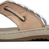 Men's Baitfish Thong Leather - Taupe