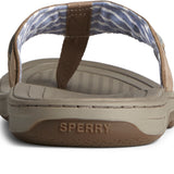 Men's Baitfish Thong Leather - Taupe