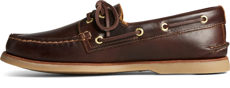 Men s Gold Cup Authentic Original 2 Eye Wide Orleans Leather Brown
