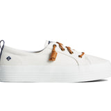 Women's Crest Vibe Platform Canvas White