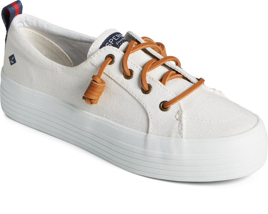 Women's Crest Vibe Platform Canvas White â Sperry Australia