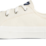 Women's Crest Vibe Stripes Canvas Off-White