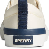 Women's Crest Vibe Stripes Canvas Off-White