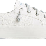Women's Crest Vibe Platform Seasonal White Canvas