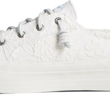 Women's Crest Vibe Platform Seasonal White Canvas