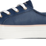 Women's Crest Vibe Platform Leather Navy